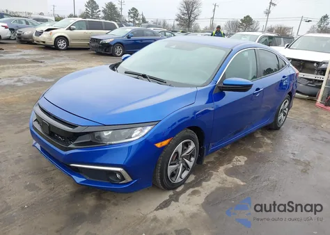 2019 Honda Civic Lx из США, поврежденный, VIN 2HGFC2F62KH569635